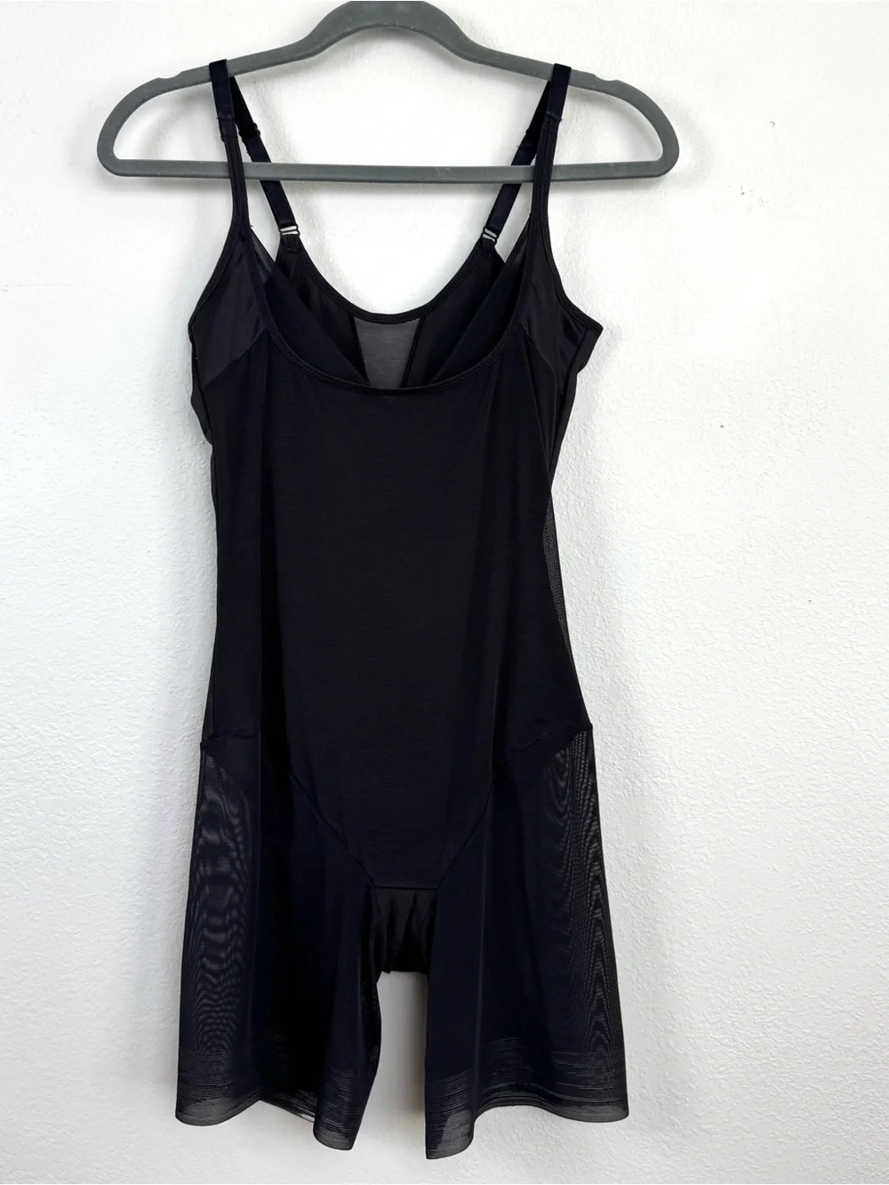 Miraclesuit Womens 2XL Black Sexy Sheer Extra Firm Control Open-Bust Bodysuit